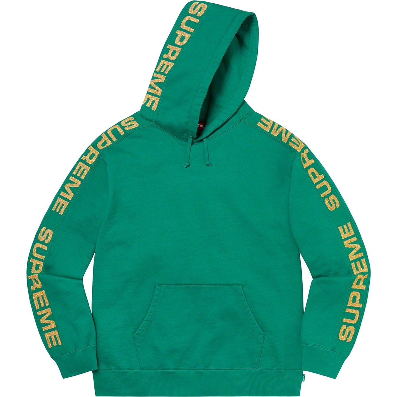 Metallic Rib Hooded Sweatshirt view 4